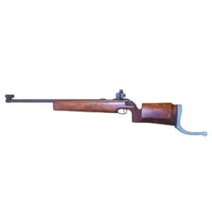 Karabin Walther KKM - .22 LR, widok z lewej strony