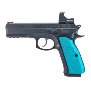 Pistolet CZ 75 SP-01 Shadow z kolimatorem - 9x19 mm, widok z lewej strony
