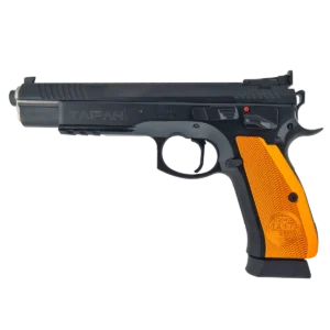Pistolet Frankonia CZ Taipan Orange - 9x19 mm, widok z lewej strony