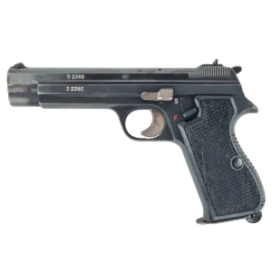 Pistolet SIG P210-4 - 9x19 mm, widok z lewej strony