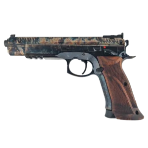 Pistolet Frankonia CZ Taipan „Buntgehärtet” - 9x19 mm, widok z lewej strony