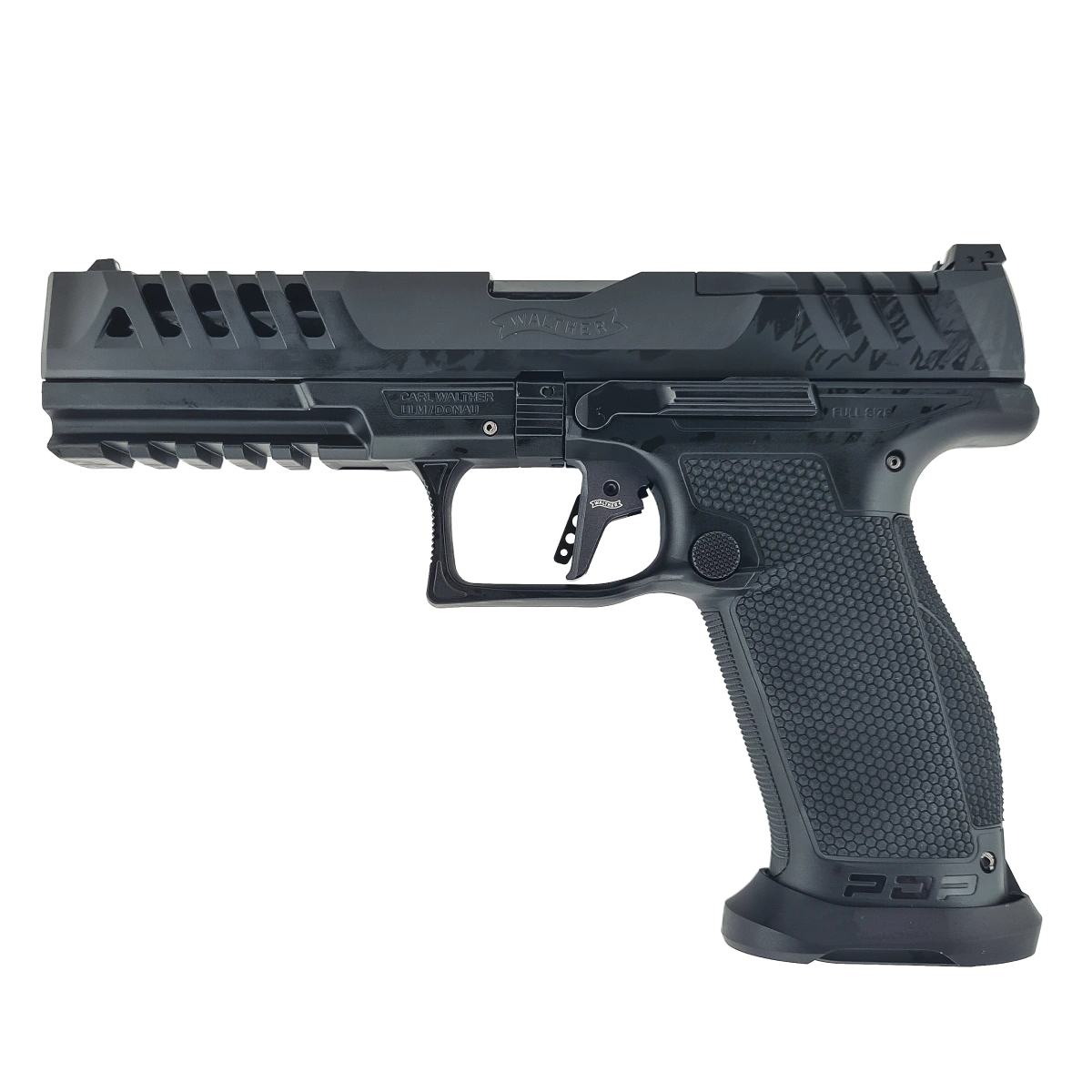 Pistolet Walther PDP Full Size 5" Polymer Match OR - 9x19 mm, widok z lewej strony