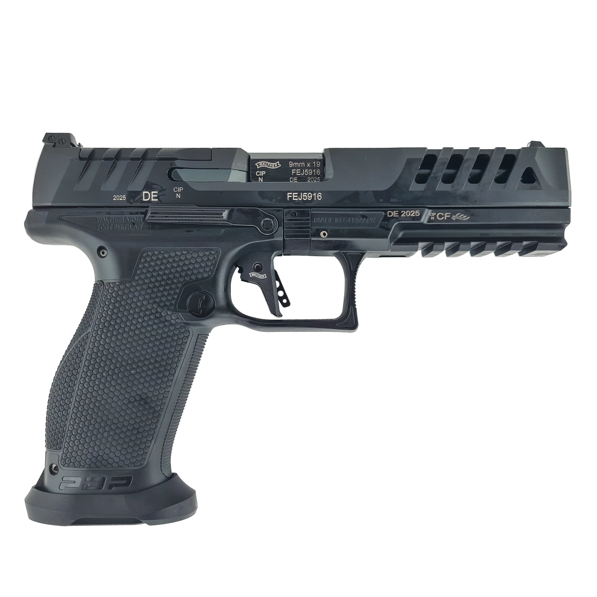 Pistolet Walther PDP Full Size 5" Polymer Match OR - 9x19 mm, widok z prawej strony
